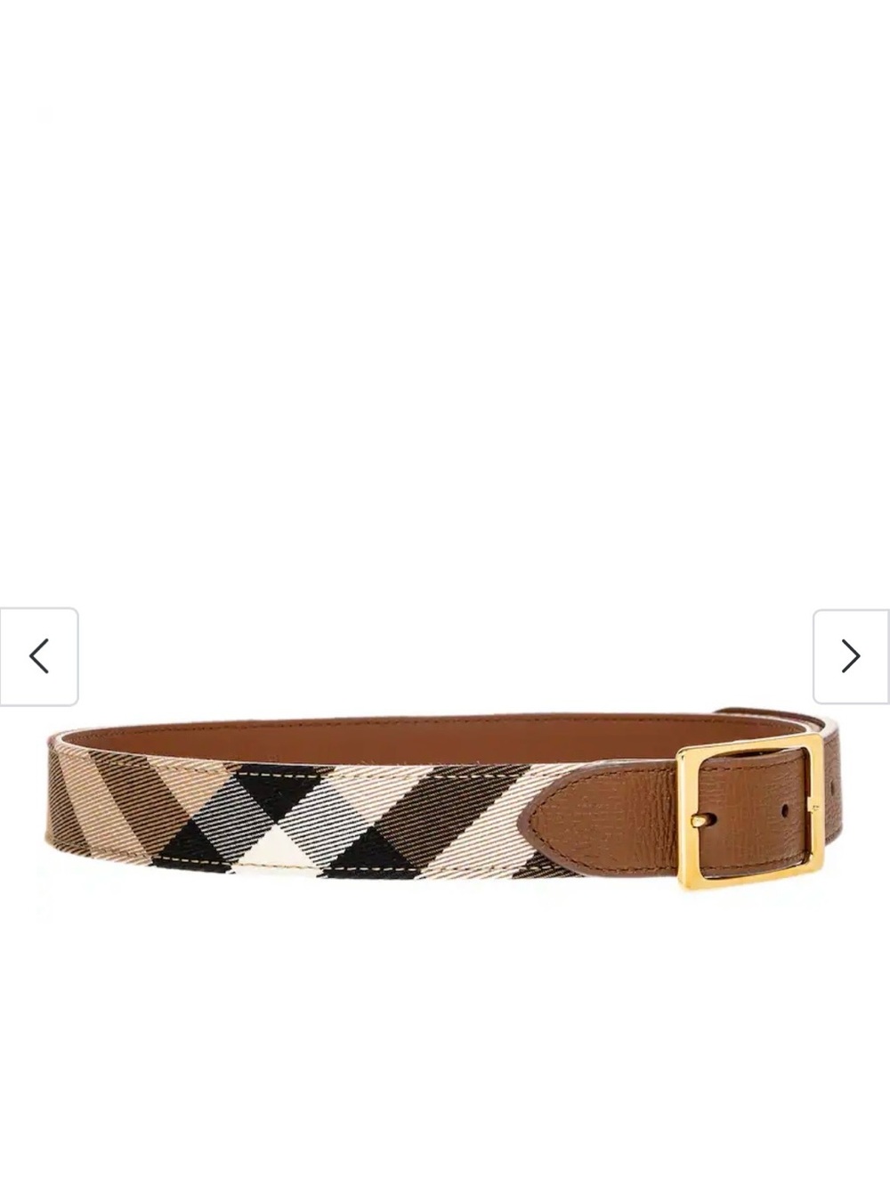 Burberry Reversible Check Pattern Belt 1.2" Wide - 70     Retail $475
